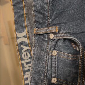 Hurley Men's Dark Blue Denim Jeans